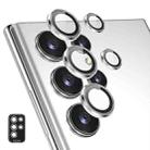 For Samsung Galaxy S25 Ultra 5G ENKAY Hat-Prince 9H Rear Camera Lens Aluminium Alloy Tempered Glass Film(Silver) - 1