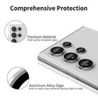 For Samsung Galaxy S25 Ultra 5G ENKAY Hat-Prince 9H Rear Camera Lens Aluminium Alloy Tempered Glass Film(Silver) - 2
