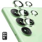 For Samsung Galaxy S25 Ultra 5G ENKAY Hat-Prince 9H Rear Camera Lens Aluminium Alloy Tempered Glass Film(Green) - 1