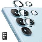 For Samsung Galaxy S25 Ultra 5G ENKAY Hat-Prince 9H Rear Camera Lens Aluminium Alloy Tempered Glass Film(Sierra Blue) - 1