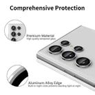 For Samsung Galaxy S25 Ultra 5G ENKAY Hat-Prince 9H Rear Camera Lens Aluminium Alloy Tempered Glass Film(Grey) - 2