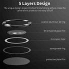For Samsung Galaxy S25 Ultra 5G ENKAY Hat-Prince 9H Rear Camera Lens Aluminium Alloy Tempered Glass Film(Grey) - 3