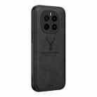 For Honor Magic7 Deer Head Cloth Skin All-inclusive Phone Case(Black) - 1