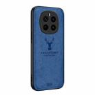 For Honor Magic7 Deer Head Cloth Skin All-inclusive Phone Case(Blue) - 1