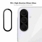 For Samsung Galaxy A26 ENKAY 9H Rear Lens Aluminium Alloy Tempered Glass Film(Silver) - 3