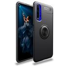 Metal Ring Holder 360 Degree Rotating TPU Case for Huawei Honor 20(Black+Black) - 1