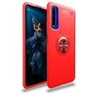 Metal Ring Holder 360 Degree Rotating TPU Case for Huawei Honor 20(Red+Red) - 1