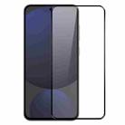 For Samsung Galaxy S25 5G NORTHJO A++ Screen Full Glue Silk Printing Tempered Glass Film, Support Fingerprint Unlock - 1