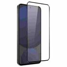 For Samsung Galaxy S25 5G NORTHJO A++ Screen Full Glue Silk Printing Tempered Glass Film, Support Fingerprint Unlock - 2