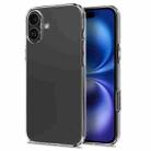 For iPhone 16 Plus NORTHJO 4 in 1 TPU Phone Case with Screen Film and Lens Film and Camera Control Button Cover(Clear) - 2