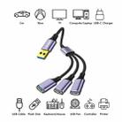 ENKAY ENK-CB172 USB 2.0 to 3 USB 2.0 OTG Splitter Y Cable Extension Cord, Length:1.2m - 3