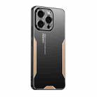 For iPhone 13 Pro Max Blade Series TPU Hybrid Metal Phone Case(Gold) - 1