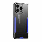 For iPhone 17 Pro Blade Series TPU Hybrid Metal Phone Case(Blue) - 1