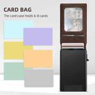For Samsung Galaxy S24+ 5G Suteni H19 Litchi Texture 2-in-1 MagSafe Removable Card Case Back Phone Case(Brown) - 3