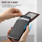 For Samsung Galaxy S25 5G Suteni H19 Litchi Texture 2-in-1 MagSafe Removable Card Case Back Phone Case(Black) - 2