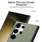 For Samsung Galaxy S23 Ultra 5G Twill Fabric Leather Skin Back Phone Case(Green) - 3