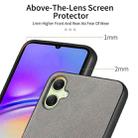 For Samsung Galaxy A04e / F04 / M04 Twill Fabric Leather Skin Back Phone Case(Gray) - 3