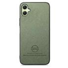For Samsung Galaxy A05 Twill Fabric Leather Skin Back Phone Case(Green) - 2