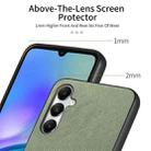 For Samsung Galaxy A05s Twill Fabric Leather Skin Back Phone Case(Green) - 3