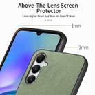 For Samsung Galaxy A15 Twill Fabric Leather Skin Back Phone Case(Green) - 3