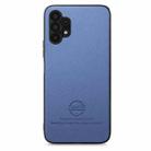 For Samsung Galaxy A32 4G Twill Fabric Leather Skin Back Phone Case(Blue) - 2