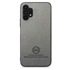 For Samsung Galaxy A32 4G Twill Fabric Leather Skin Back Phone Case(Gray) - 2