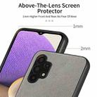 For Samsung Galaxy A32 4G Twill Fabric Leather Skin Back Phone Case(Gray) - 3