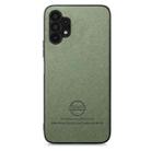 For Samsung Galaxy A32 5G Twill Fabric Leather Skin Back Phone Case(Green) - 2