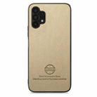 For Samsung Galaxy A32 5G Twill Fabric Leather Skin Back Phone Case(Khaki) - 2