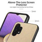 For Samsung Galaxy A32 5G Twill Fabric Leather Skin Back Phone Case(Khaki) - 3
