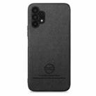 For Samsung Galaxy A32 5G Twill Fabric Leather Skin Back Phone Case(Black) - 2