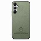 For Samsung Galaxy A33 5G Twill Fabric Leather Skin Back Phone Case(Green) - 2