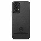 For Samsung Galaxy A53 5G Twill Fabric Leather Skin Back Phone Case(Black) - 2