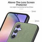 For Samsung Galaxy A54 5G Twill Fabric Leather Skin Back Phone Case(Green) - 3
