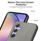 For Samsung Galaxy A54 5G Twill Fabric Leather Skin Back Phone Case(Gray) - 3