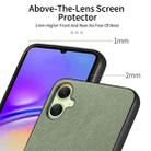 For Samsung Galaxy A06 Twill Fabric Leather Skin Back Phone Case(Green) - 3