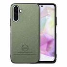 For Samsung Galaxy A16 Twill Fabric Leather Skin Back Phone Case(Green) - 1