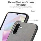 For Samsung Galaxy A36 Twill Fabric Leather Skin Back Phone Case(Gray) - 3