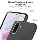 For Samsung Galaxy A56 5G Twill Fabric Leather Skin Back Phone Case(Black) - 3
