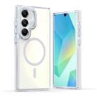For Samsung Galaxy S23+ 5G Dual-Color Gradient Discolor MagSafe Phone Case(White) - 1