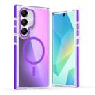For Samsung Galaxy A16 Dual-Color Gradient Discolor MagSafe Phone Case(Purple) - 1