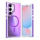 For Samsung Galaxy S24 FE 5G Dual-Color Gradient Discolor MagSafe Phone Case(Purple) - 1
