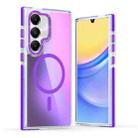 For Samsung Galaxy A15 5G Dual-Color Gradient Discolor MagSafe Phone Case(Purple) - 1