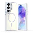 For Samsung Galaxy S24+ 5G Dual-Color Gradient Discolor MagSafe Phone Case(White) - 1