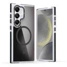 For Samsung Galaxy S25 5G Dual-Color Gradient Discolor MagSafe Phone Case(Black) - 1