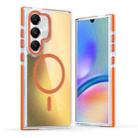 For Samsung Galaxy A05 4G Dual-Color Gradient Discolor MagSafe Phone Case(Orange) - 1