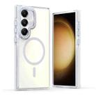 For Samsung Galaxy A15 5G Dual-Color Gradient Discolor MagSafe Phone Case(White) - 1