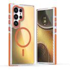 For Samsung Galaxy A16 Dual-Color Gradient Discolor MagSafe Phone Case(Orange) - 1