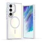 For Samsung Galaxy A06 Dual-Color Gradient Discolor MagSafe Phone Case(White) - 1