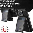 For Google Pixel 10 Suteni H19 Oil Wax 2-in-1 MagSafe Removable Card Box Back Phone Case(Black) - 3
